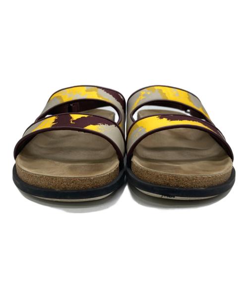 VALENTINO GARAVANI（ヴァレンティノ・ガラヴァーニ）VALENTINO GARAVANI (ヴァレンティノ・ガラヴァーニ) ストラップサンダル バーガンディー サイズ:42の古着・服飾アイテム