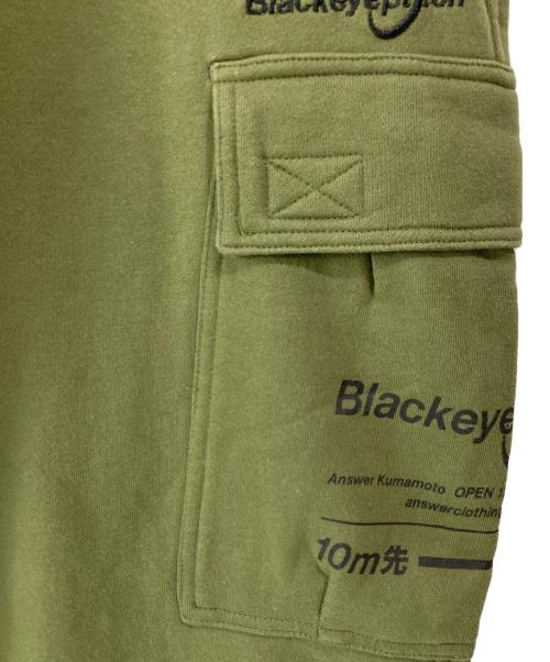 BlackEyePatch（ブラックアイパッチ）BlackEyePatch (ブラックアイパッチ) スウェットカーゴパンツ グリーン サイズ:XLの古着・服飾アイテム