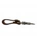 SUPREME (シュプリーム) Leather Key Loop ブラウン：6000円