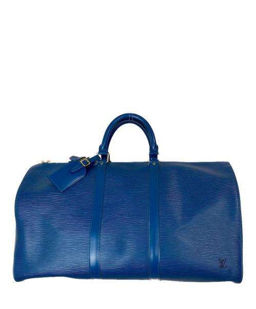 LOUIS VUITTON（ルイ ヴィトン）LOUIS VUITTON (ルイ ヴィトン) ボストンバッグ ブルーの古着・服飾アイテム