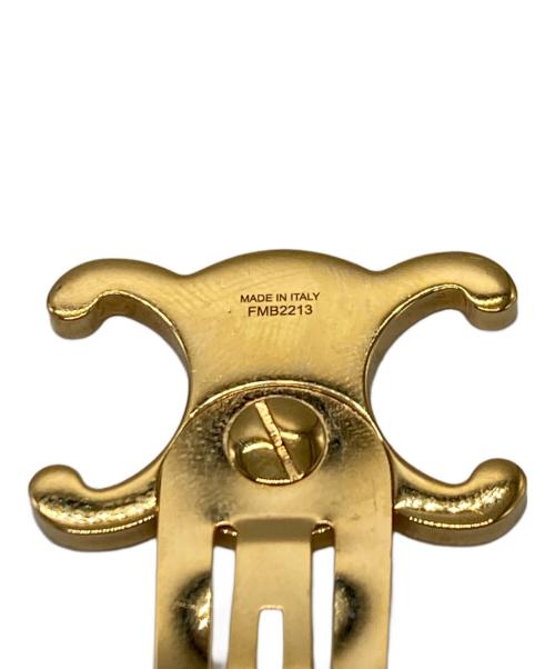 CELINE（セリーヌ）CELINE (セリーヌ) トリオンフヘアピン ゴールドの古着・服飾アイテム