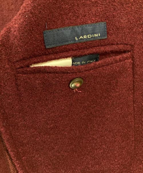 LARDINI（ラルディーニ）LARDINI (ラルディーニ) 3Bウールジャケット ワインレッド サイズ:XSの古着・服飾アイテム