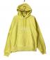 stussy（ステューシー）の古着「BASIC APPLIQUE HOODIE」｜イエロー