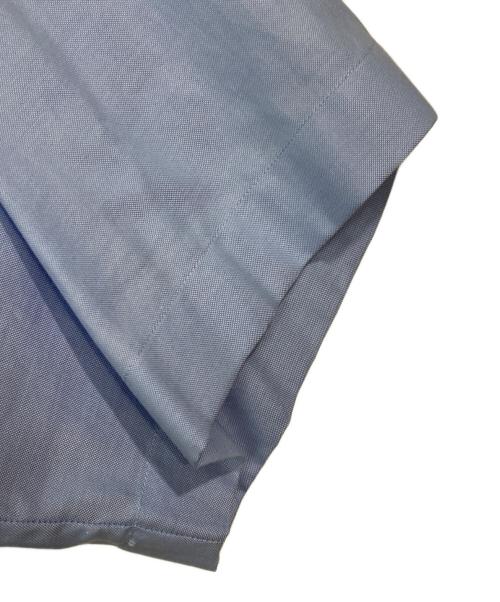 GUCCI（グッチ）GUCCI (グッチ) スクリプトロゴオーバーサイズボーリングシャツ ブルー サイズ:42の古着・服飾アイテム