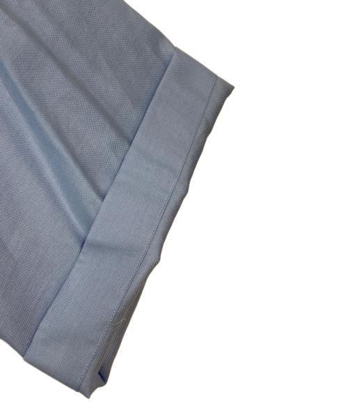 GUCCI（グッチ）GUCCI (グッチ) スクリプトロゴオーバーサイズボーリングシャツ ブルー サイズ:42の古着・服飾アイテム