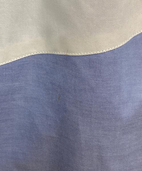 GUCCI（グッチ）GUCCI (グッチ) スクリプトロゴオーバーサイズボーリングシャツ ブルー サイズ:42の古着・服飾アイテム