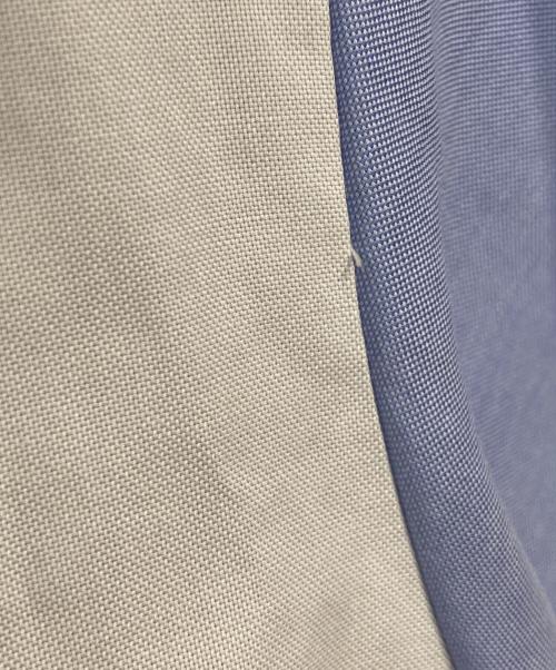 GUCCI（グッチ）GUCCI (グッチ) スクリプトロゴオーバーサイズボーリングシャツ ブルー サイズ:42の古着・服飾アイテム