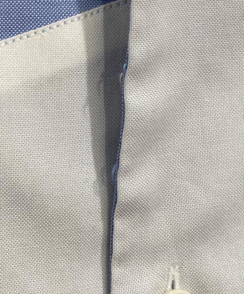 GUCCI（グッチ）GUCCI (グッチ) スクリプトロゴオーバーサイズボーリングシャツ ブルー サイズ:42の古着・服飾アイテム