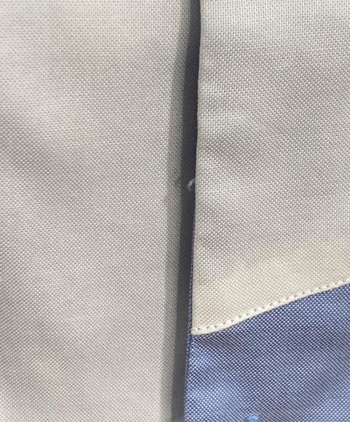 GUCCI（グッチ）GUCCI (グッチ) スクリプトロゴオーバーサイズボーリングシャツ ブルー サイズ:42の古着・服飾アイテム