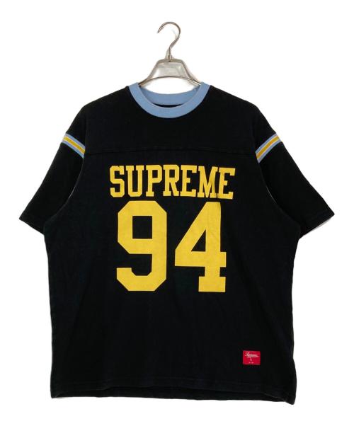 SUPREME（シュプリーム）Supreme (シュプリーム) Split S/S Football Top ブラック サイズ:Lの古着・服飾アイテム