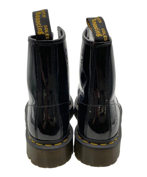 Dr.Martens（ドクターマーチン）Dr.Martens (ドクターマーチン) エナメル8ホールブーツ ブラック サイズ:UK7の古着・服飾アイテム