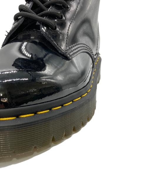 Dr.Martens（ドクターマーチン）Dr.Martens (ドクターマーチン) エナメル8ホールブーツ ブラック サイズ:UK7の古着・服飾アイテム
