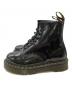 Dr.Martens (ドクターマーチン) エナメル8ホールブーツ ブラック サイズ:UK7：13000円