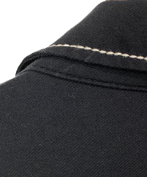stussy（ステューシー）stussy (ステューシー) Contrast Pick Stitched Shirt ブラック サイズ:Mの古着・服飾アイテム