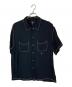 stussy（ステューシー）の古着「Contrast Pick Stitched Shirt」｜ブラック