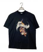 HOLOUBEXホロウベック）の古着「ライトビール アドバタイジングTシャツ」｜ブラック