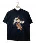 HOLOUBEX（ホロウベック）の古着「ライトビール アドバタイジングTシャツ」｜ブラック