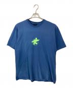 stussyステューシー）の古着「SURF STOCK T」｜ブルー