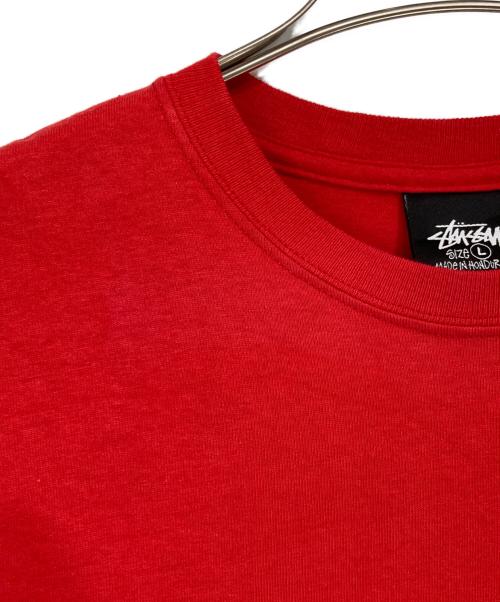 stussy（ステューシー）stussy (ステューシー) FIRE DICE TEE レッド サイズ:Lの古着・服飾アイテム