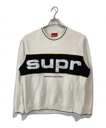 SUPREME（シュプリーム）の古着「Piping Crewneck」｜ホワイト