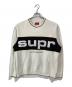 SUPREME（シュプリーム）の古着「Piping Crewneck」｜ホワイト