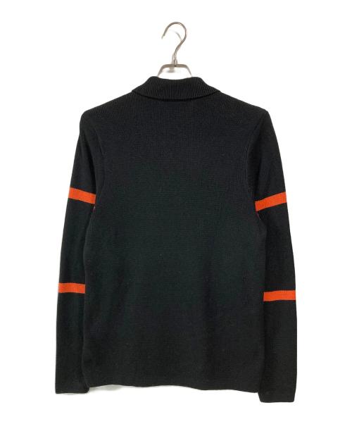 adidas（アディダス）adidas (アディダス) オールブラックス ニット ポロ ブラック サイズ: Freeの古着・服飾アイテム