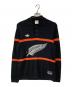 adidas（アディダス）の古着「オールブラックス ニット ポロ」｜ブラック