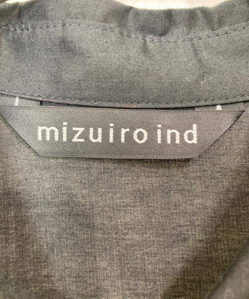 mizuiro-ind（ミズイロインド）mizuiro-ind (ミズイロインド) 半袖シャツワンピース ブラック サイズ:FREEの古着・服飾アイテム