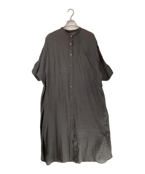 SHIPS（シップス）SHIPS (シップス) ラミー 4 スタンドカラー シャツ ワンピース ブラック サイズ:FREEの古着・服飾アイテム