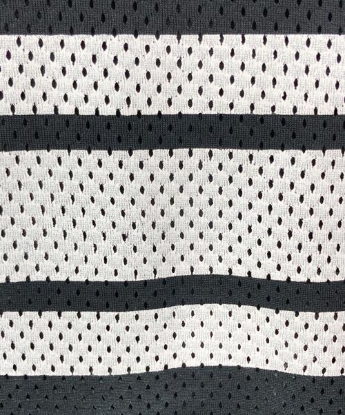 stussy（ステューシー）stussy (ステューシー) メッシュフットボールシャツ ブラック サイズ:Ｍの古着・服飾アイテム