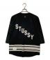 stussy（ステューシー）の古着「メッシュフットボールシャツ」｜ブラック
