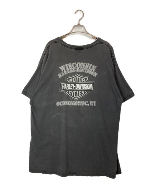 HARLEY-DAVIDSON（ハーレーダビッドソン）HARLEY-DAVIDSON (ハーレーダビッドソン) USA製 プリントTシャツ グレー サイズ:2XLの古着・服飾アイテム