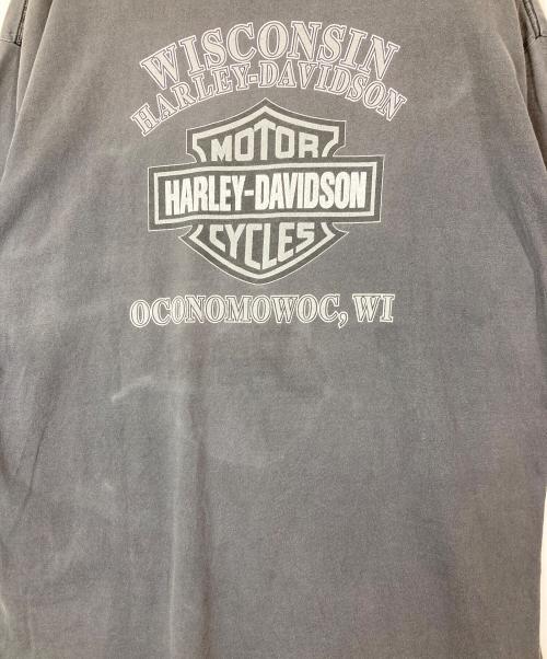 HARLEY-DAVIDSON（ハーレーダビッドソン）HARLEY-DAVIDSON (ハーレーダビッドソン) USA製 プリントTシャツ グレー サイズ:2XLの古着・服飾アイテム