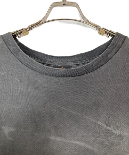 HARLEY-DAVIDSON（ハーレーダビッドソン）HARLEY-DAVIDSON (ハーレーダビッドソン) USA製 プリントTシャツ グレー サイズ:2XLの古着・服飾アイテム