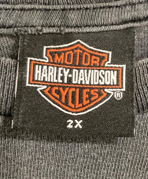 HARLEY-DAVIDSON（ハーレーダビッドソン）HARLEY-DAVIDSON (ハーレーダビッドソン) USA製 プリントTシャツ グレー サイズ:2XLの古着・服飾アイテム