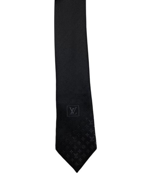 LOUIS VUITTON（ルイ ヴィトン）LOUIS VUITTON (ルイ ヴィトン) モノグラムグラディエントネクタイ7㎝ ブラック サイズ:-の古着・服飾アイテム