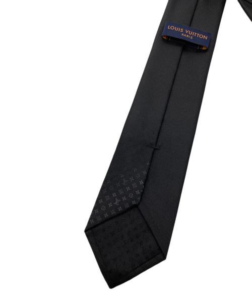 LOUIS VUITTON（ルイ ヴィトン）LOUIS VUITTON (ルイ ヴィトン) モノグラムグラディエントネクタイ7㎝ ブラック サイズ:-の古着・服飾アイテム