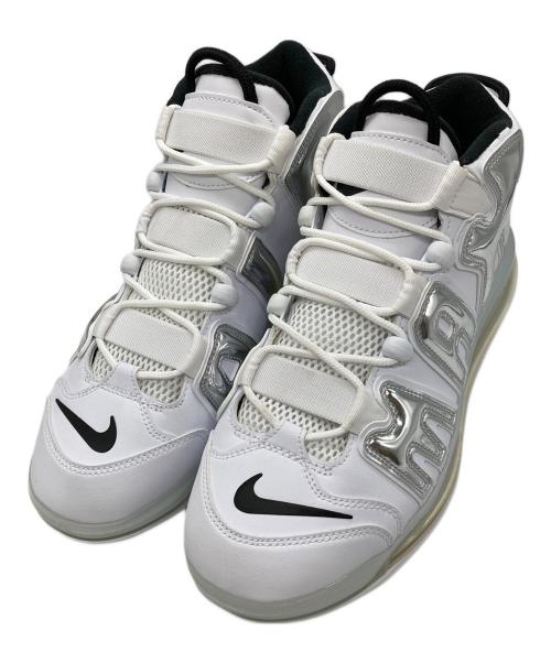NIKE（ナイキ）NIKE (ナイキ) AIR MORE UPTEMPO 720 CHROME エア モア アップテンポ720 クローム ホワイト×シルバー サイズ:28.5の古着・服飾アイテム
