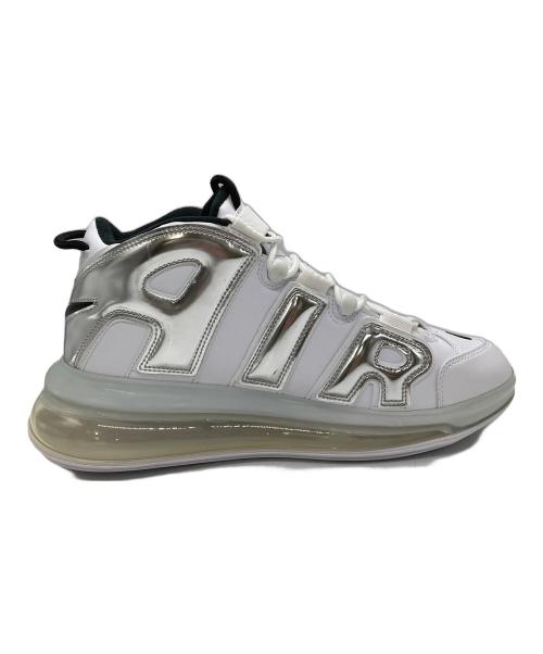 NIKE（ナイキ）NIKE (ナイキ) AIR MORE UPTEMPO 720 CHROME エア モア アップテンポ720 クローム ホワイト×シルバー サイズ:28.5の古着・服飾アイテム
