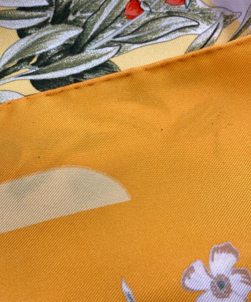 HERMES（エルメス）HERMES (エルメス) シルクスカーフ イエローの古着・服飾アイテム