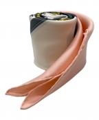 HERMESエルメス）の古着「シルクスカーフ」｜ピンク