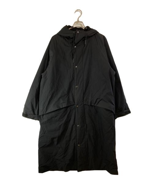 ATON（エイトン）ATON (エイトン) ASAKO NYLON HOODED COAT ブラック サイズ:SIZE 2の古着・服飾アイテム