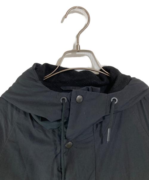 ATON（エイトン）ATON (エイトン) ASAKO NYLON HOODED COAT ブラック サイズ:SIZE 2の古着・服飾アイテム