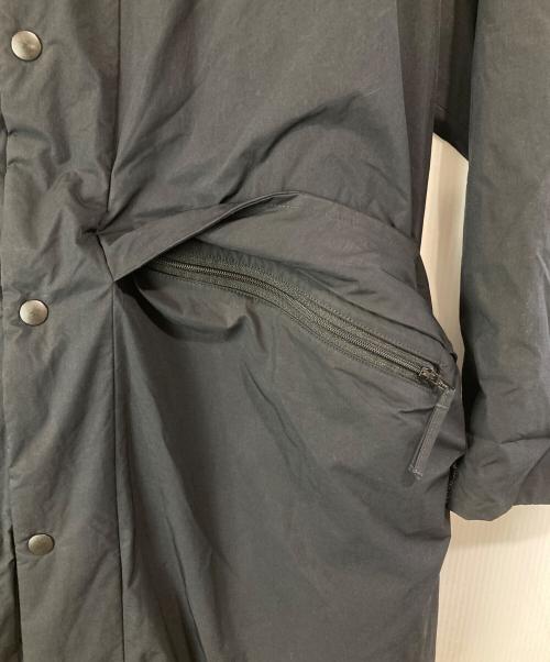 ATON（エイトン）ATON (エイトン) ASAKO NYLON HOODED COAT ブラック サイズ:SIZE 2の古着・服飾アイテム