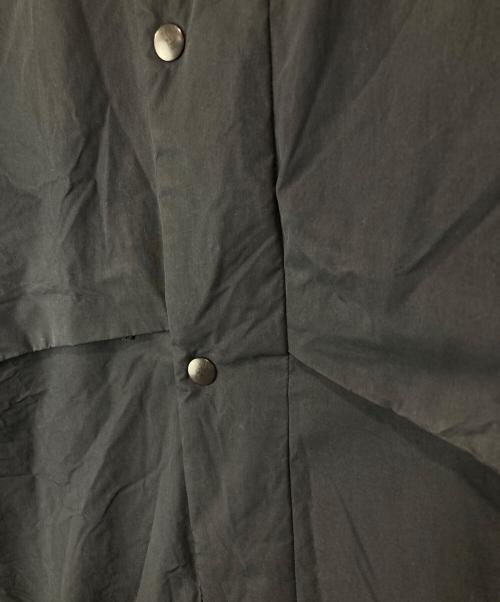 ATON（エイトン）ATON (エイトン) ASAKO NYLON HOODED COAT ブラック サイズ:SIZE 2の古着・服飾アイテム