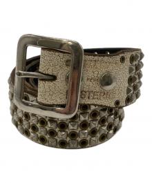 Hysteric Glamour×BALTAZAR（ヒステリックグラマー×バルタザール）の古着「スタッズベルト」｜ホワイト×ブラック