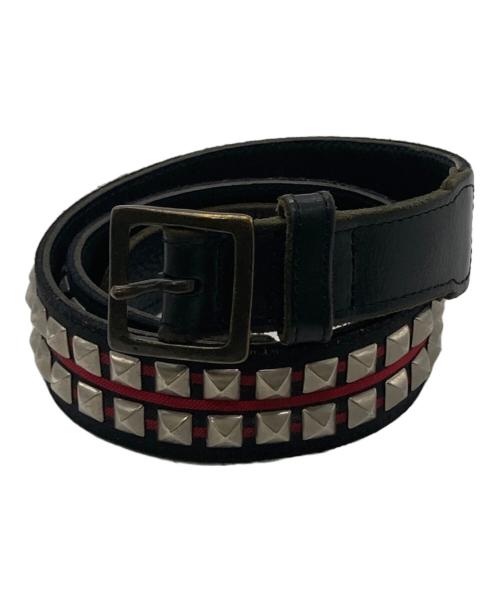 Hysteric Glamour（ヒステリックグラマー）Hysteric Glamour (ヒステリックグラマー) スタッズベルト ブラック サイズ:Sの古着・服飾アイテム