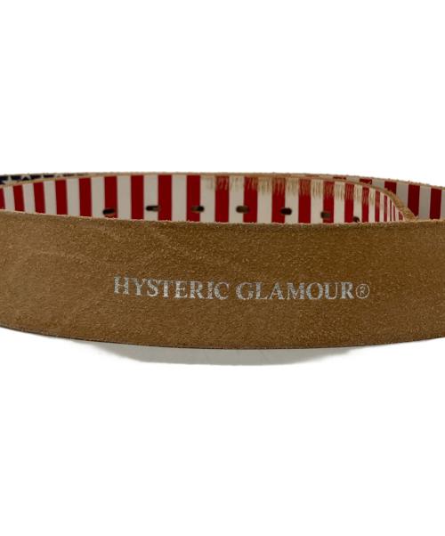 Hysteric Glamour（ヒステリックグラマー）Hysteric Glamour (ヒステリックグラマー) 星条旗ベルト ネイビー×レッドの古着・服飾アイテム