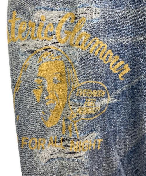 Hysteric Glamour（ヒステリックグラマー）Hysteric Glamour (ヒステリックグラマー) デニム転写スウェットパンツ インディゴ サイズ:FREEの古着・服飾アイテム