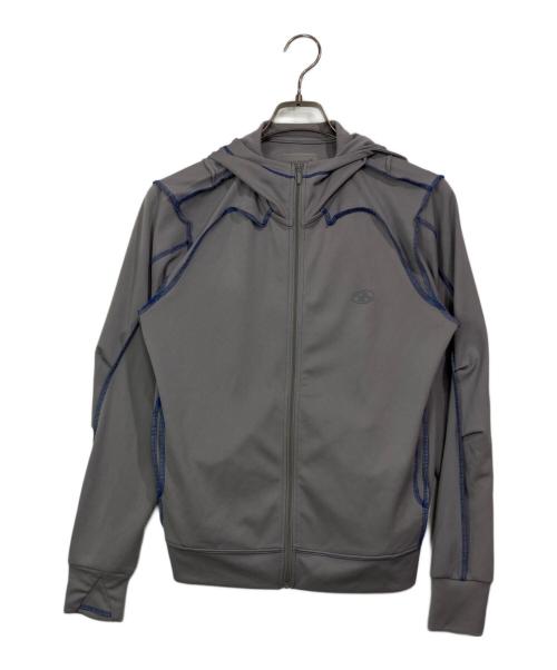 san san gear（サンサンギア）SAN SAN GEAR (サンサンギア) OVERLOCK MESH ZIP-UP グレー サイズ:1の古着・服飾アイテム